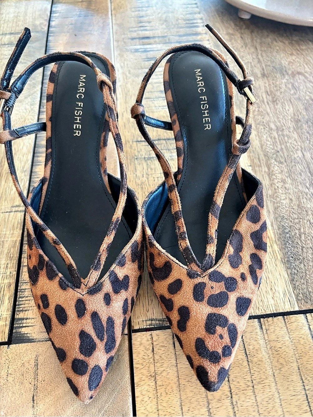 Marc Fisher Slingback Pointed Toe Kitten